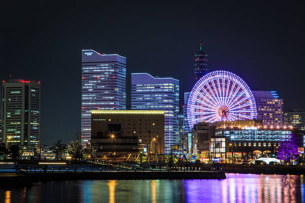 istock Yokohama city view at night 495928166