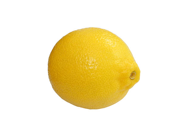 istock Fresh yellow ripe lemon over the white background 495935022