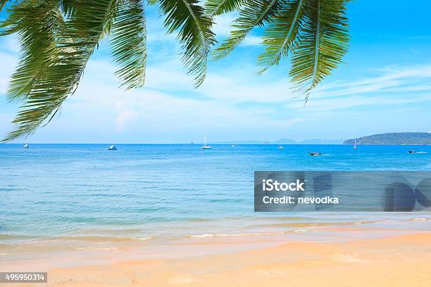 Tropical Beach And Andaman Sea Stock Photo - Download Image Now - 2015, Andaman Sea, Beach