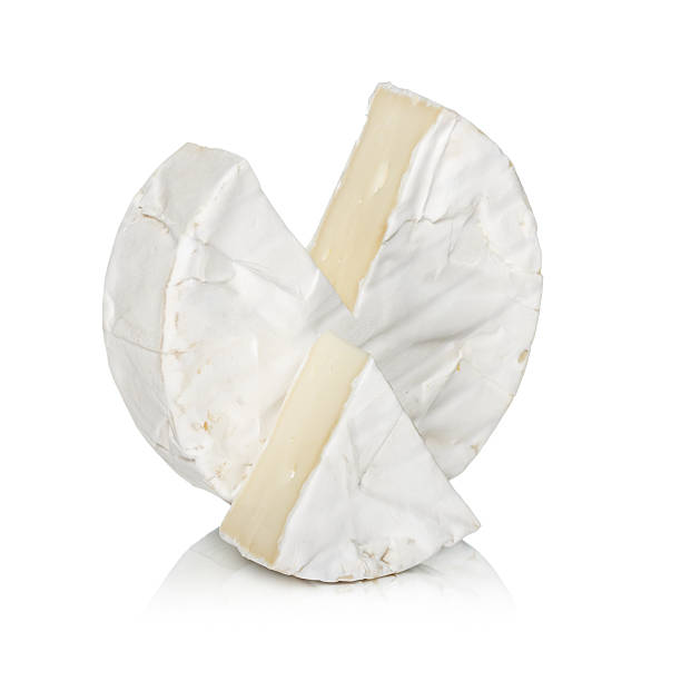 istock Camembert cheese with a cut out piece 495950402
