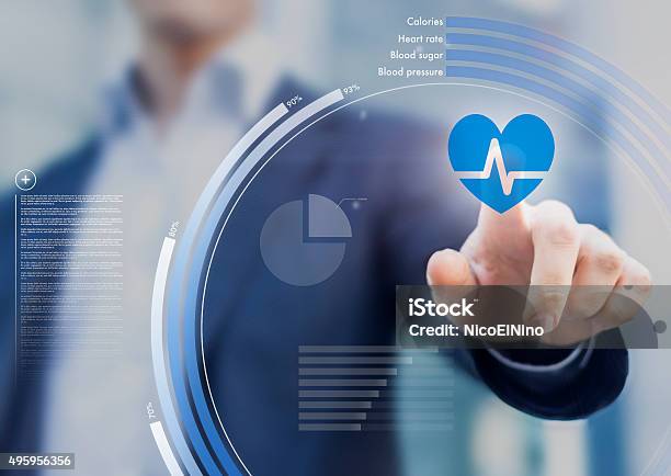 Health Application Stock Photo - Download Image Now - Healthcare And Medicine, Surveillance, Healthy Lifestyle