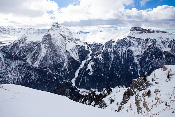 istock Val di Fassa Carezza ski resort in Alps 495957258