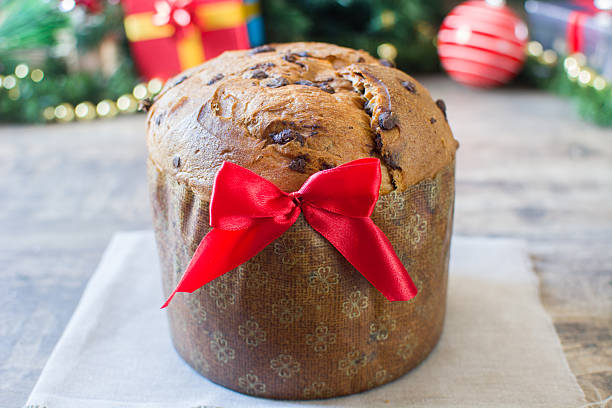 istock Christmas chocolate cake panettone 495962398