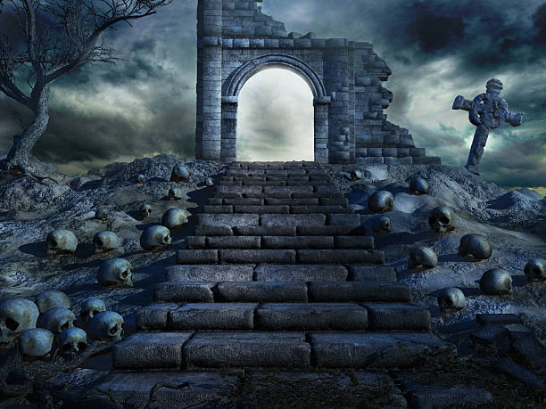 istock Stairs to the ruined temple 495962908