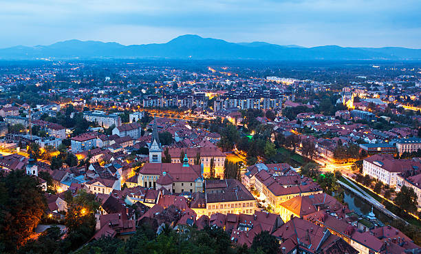 istock Panoramic view of Ljubljana, Slovenia. 495963588