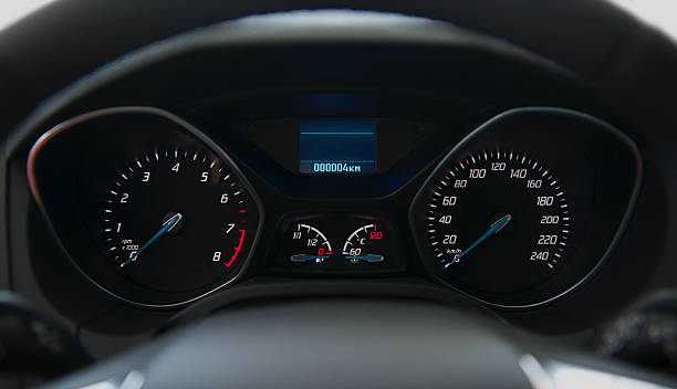 Car interior stock photo