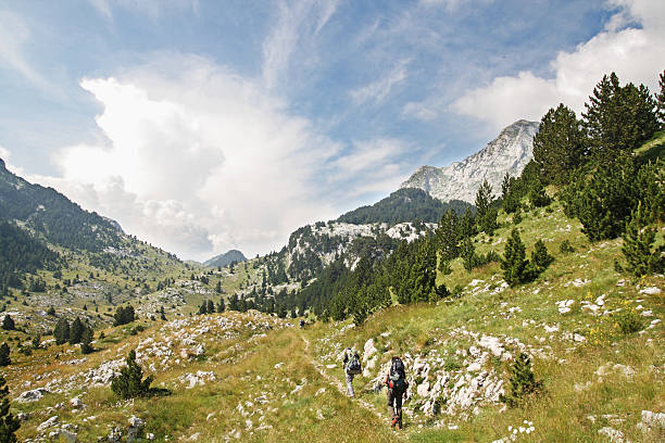 istock Group of people hiking 495976924