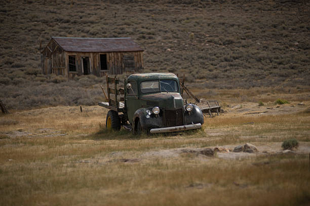 istock Abandoned Pick Up Truck in Bodie 495977082