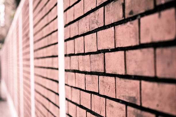 Brick wall texture. Architectural background stock photo