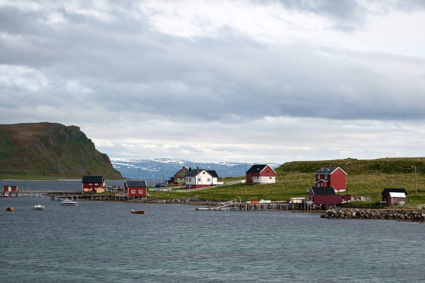 istock Island in the Porsangerfjord, Norway 495989686