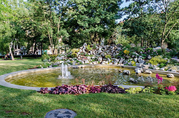 istock Doctors' Garden small fountain in Sofia 495991450