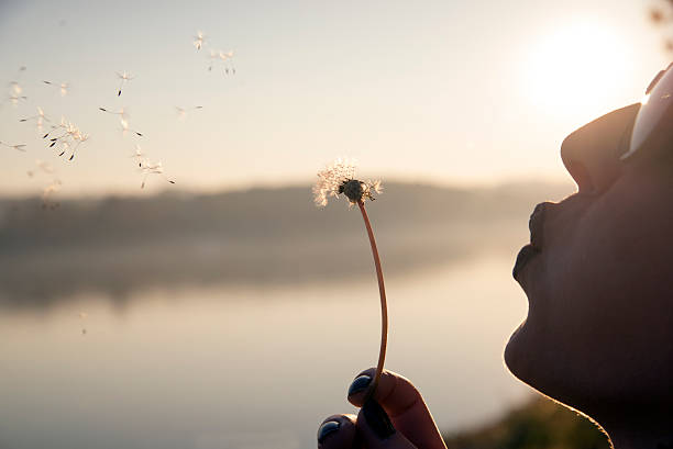 istock Women blowing dandelion 496025816