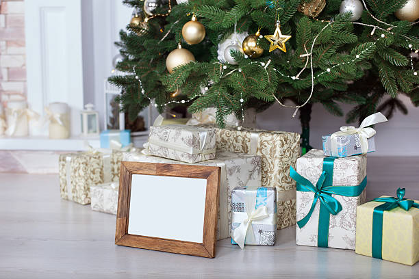 istock Christmas gifts under the Christmas tree 496027378