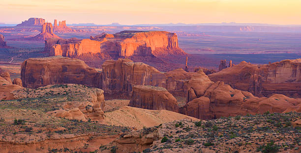 istock Sunrise at Hunts Mesa viewpoint 496028392
