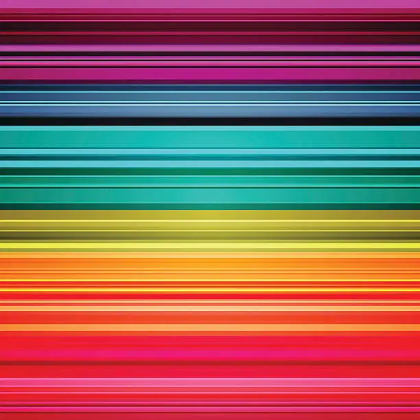 Vector illustration of Rainbow colorful stripes abstract background