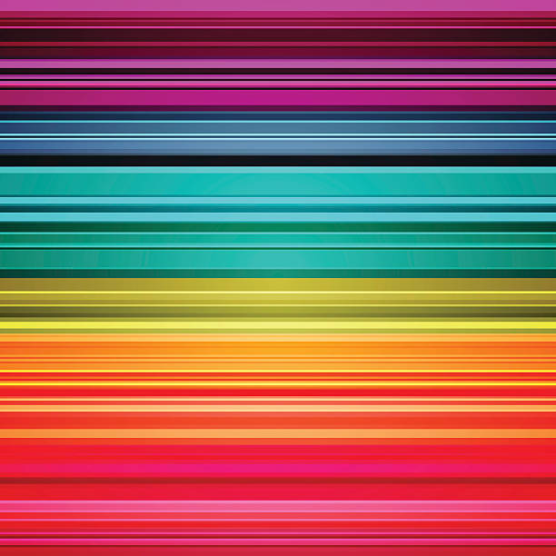 Rainbow Colorful Stripes Abstract Background向量圖形及更多條紋圖片