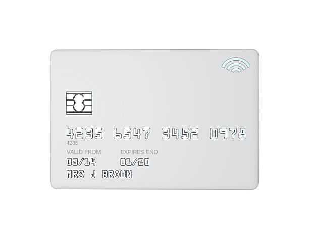puste biały wzór białe karty kredytowej - generic currency zdjęcia i obrazy z banku zdjęć