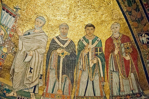 istock Coronation of the virgin (St.Maria in Trastevere,Rome) 496030934