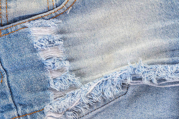istock Fashion blue denim shorts 496031337