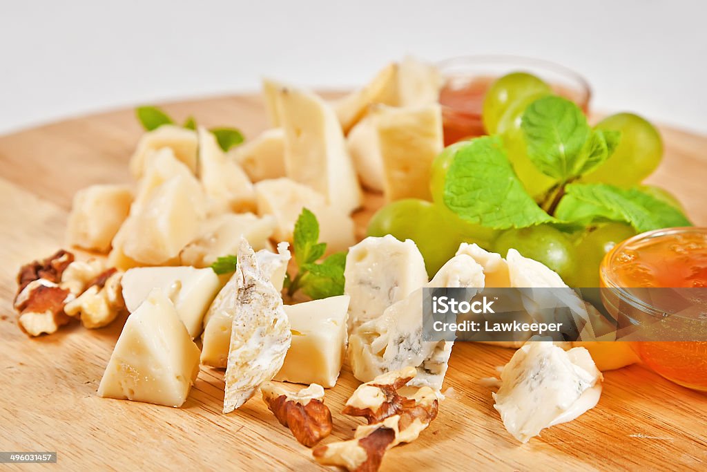 Gemischte Käseplatte - Lizenzfrei Brie Stock-Foto