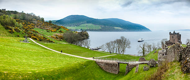 istock Loch Ness and the Urquhart Castle Ruin Panorama 496031471