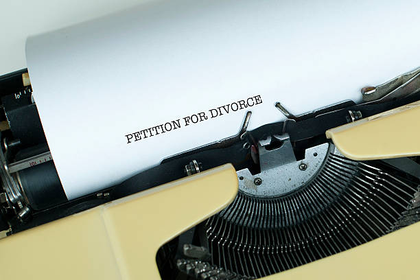 How long does a divorce take. Divorce Document ' PETITION OF DIVORCE ' written by typewriter divorce Filing of Petition stock pictures, royalty-free photos & images