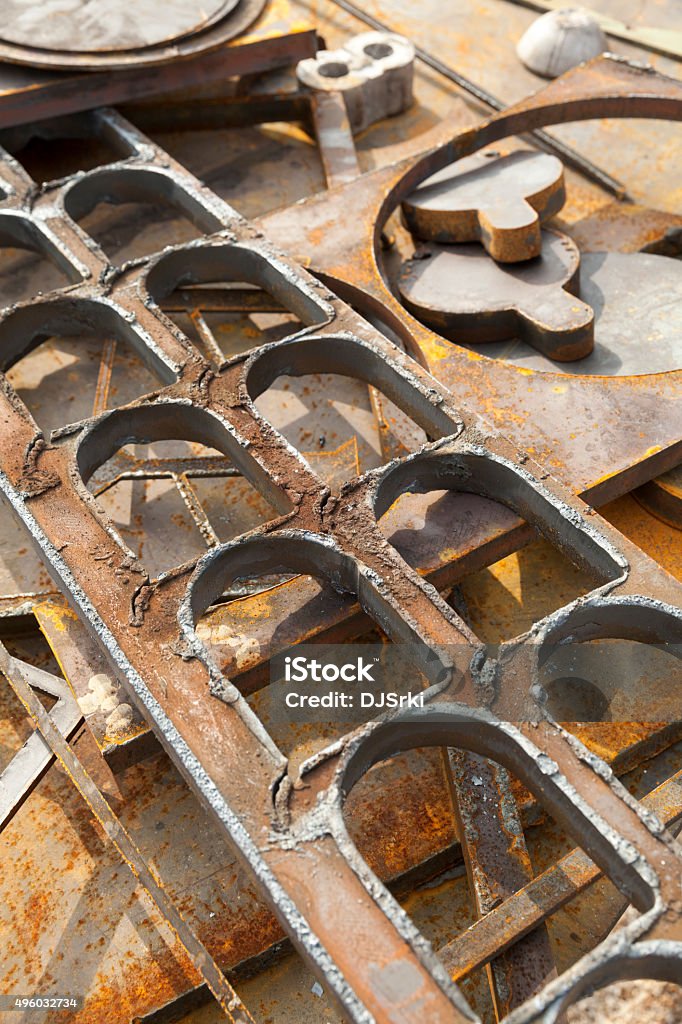 rusted scrap metal rusted scrap metal abstract background 2015 Stock Photo