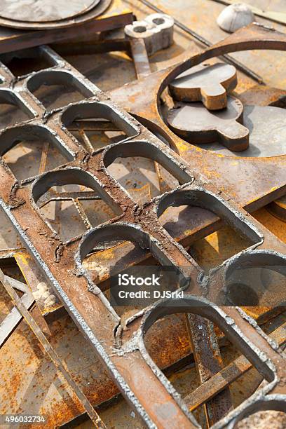 Rusted Scrap Metal Stock Photo - Download Image Now - 2015, Backgrounds, Business Finance and Industry