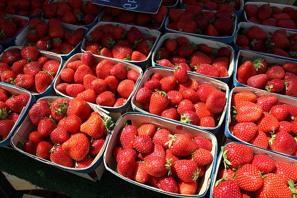 istock Punnets of Strawberries 496033382
