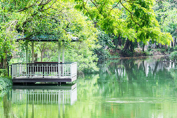 istock Wooden waterfront  in Thailand 496034663