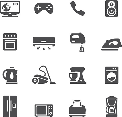 Soulico collection - Household Equipment icons.