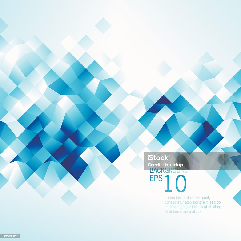 Similar Figures On A Blue Background Stock Illustration - Download Image  Now - Abstract, Art, Blue - iStock