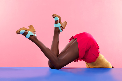 Cropped shot of footwear on a colourful backgroundhttp://195.154.178.81/DATA/i_collage/pi/shoots/783402.jpg