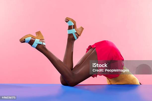 Falling For Fashion Stock Photo - Download Image Now - Women, Fashion, Shoe