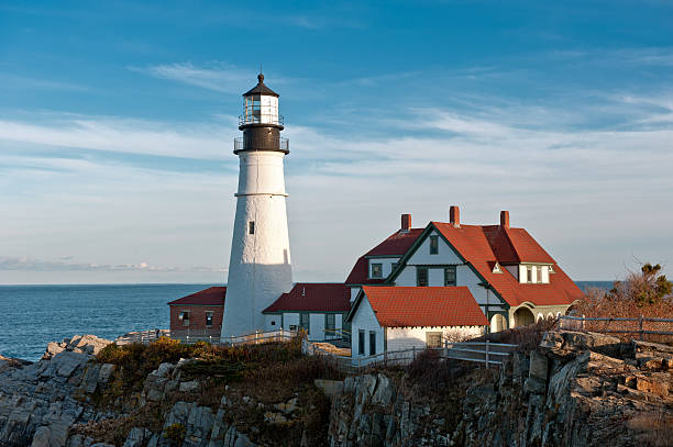 istock Portland Head Lighthouse on a clear, sunny fall day. 496037394