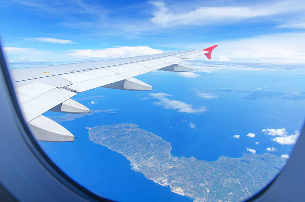 istock View of big island from aircraft windows 496040104