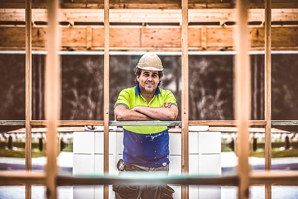 istock Portrait of an Australian Construction worker 496060414