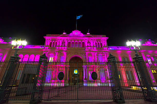 istock La Casa Rosada at night in Buenos Aires. Argentina 496060620