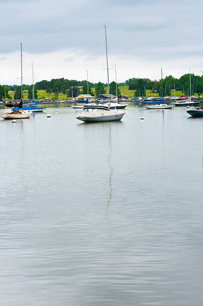 istock Sailboats moored at a dock 496060972