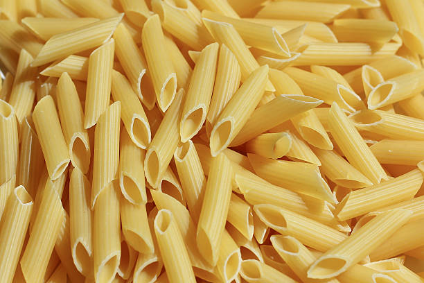 istock Close up of raw pasta 496066134