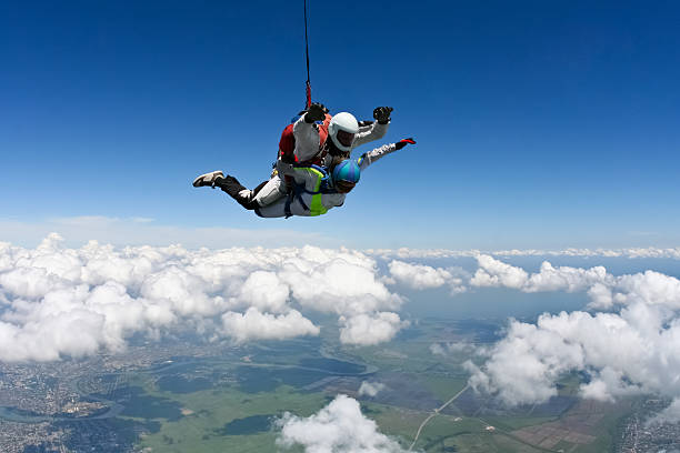 istock Skydiving photo. Tandem. 496066238
