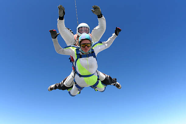 istock Skydiving photo. Tandem. 496066314