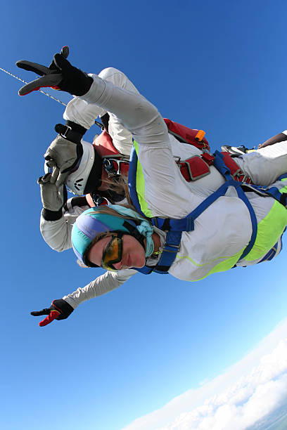istock Skydiving photo. Tandem. 496066372