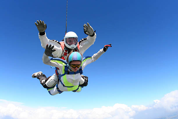 istock Skydiving photo. Tandem. 496066524