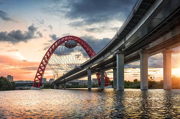 istock bridge in the form of a horseshoe 496066888