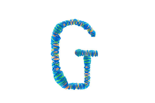 Letter G logo. Alphabet logotype from pencil / education symbol.