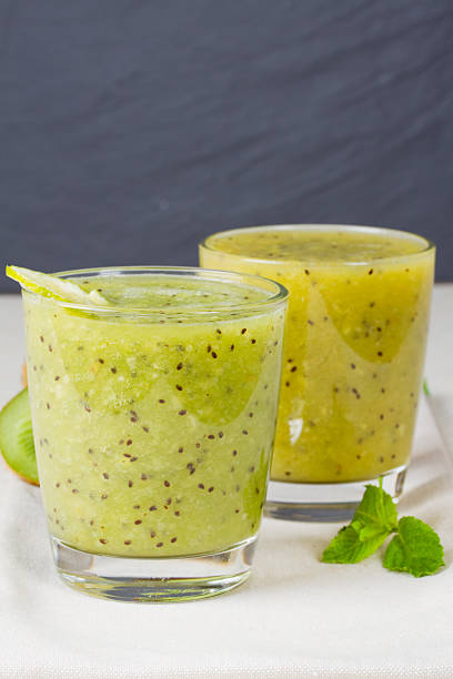 istock Refreshing cocktail of kiwi 496067890