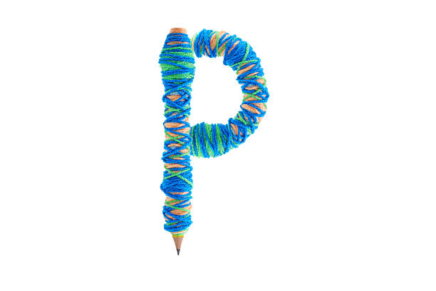 istock Letter P logo. Alphabet logotype from pencil / education symbol. 496067940