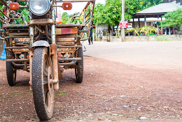 Tricycle in Thailand vintage car.