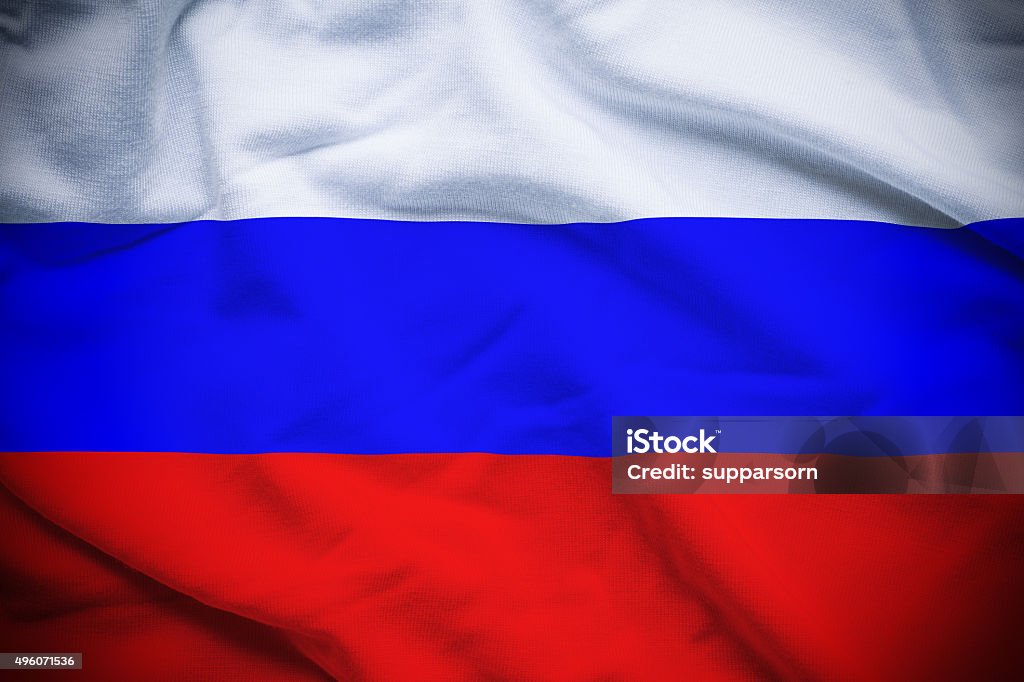 Flag From Russia Stock Photo - Download Image Now - Russia